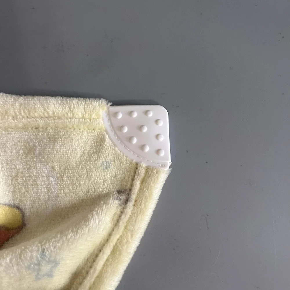 Disney Baby Winnie the Pooh Security Blanket Lovey with Silicone Teether Yellow